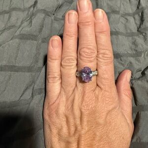 Elegant Purple Gemstone Ring